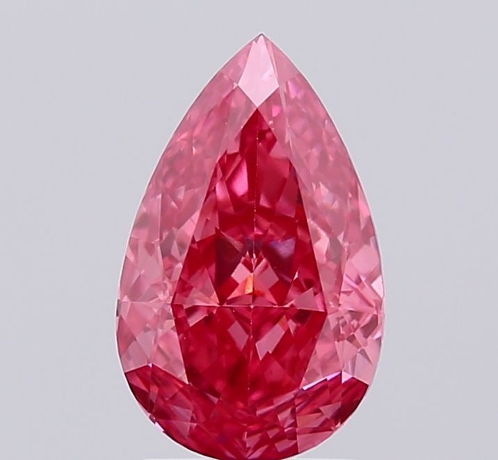 Loose Diamond - PEAR 2.09ct Fancy Vivid Pink VS1: Loose Diamond - PEAR 2.09ct Fancy Vivid Pink VS1 Source: This is a real non-mined Diamond that has been grown in a lab Shape: PEAR Carats: 2.09 Color: Fancy Vivid Pink Certification: IGI Video: