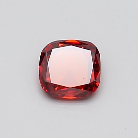 Loose Diamond - CUSHION 0.53ct Fancy Deep Orange SI2: Loose Diamond - CUSHION 0.53ct Fancy Deep Orange SI2 Source: This is a real non-mined Diamond that has been grown in a lab Shape: CUSHION Carats: 0.53 Color: Fancy Deep Orange Certification: IGI Video