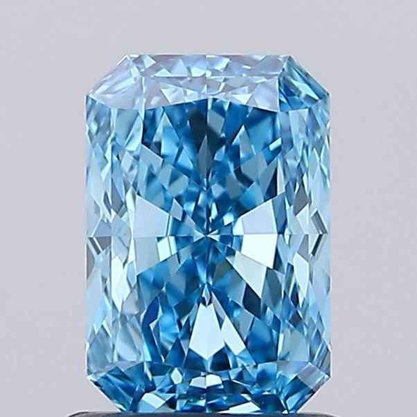 Loose Diamond - RADIANT 1.01ct Fancy Vivid Blue VVS1: Loose Diamond - RADIANT 1.01ct Fancy Vivid Blue VVS1 Source: This is a real non-mined Diamond that has been grown in a lab Shape: RADIANT Carats: 1.01 Color: Fancy Vivid Blue Certification: IGI Video: