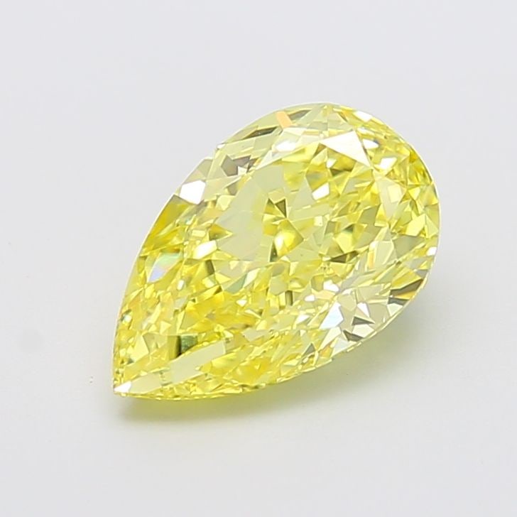 Loose Diamond - PEAR 3.02ct Fancy Intense Yellow VS1: Loose Diamond - PEAR 3.02ct Fancy Intense Yellow VS1 Source: This is a real non-mined Diamond that has been grown in a lab Shape: PEAR Carats: 3.02 Color: Fancy Intense Yellow Certification: IGI Video