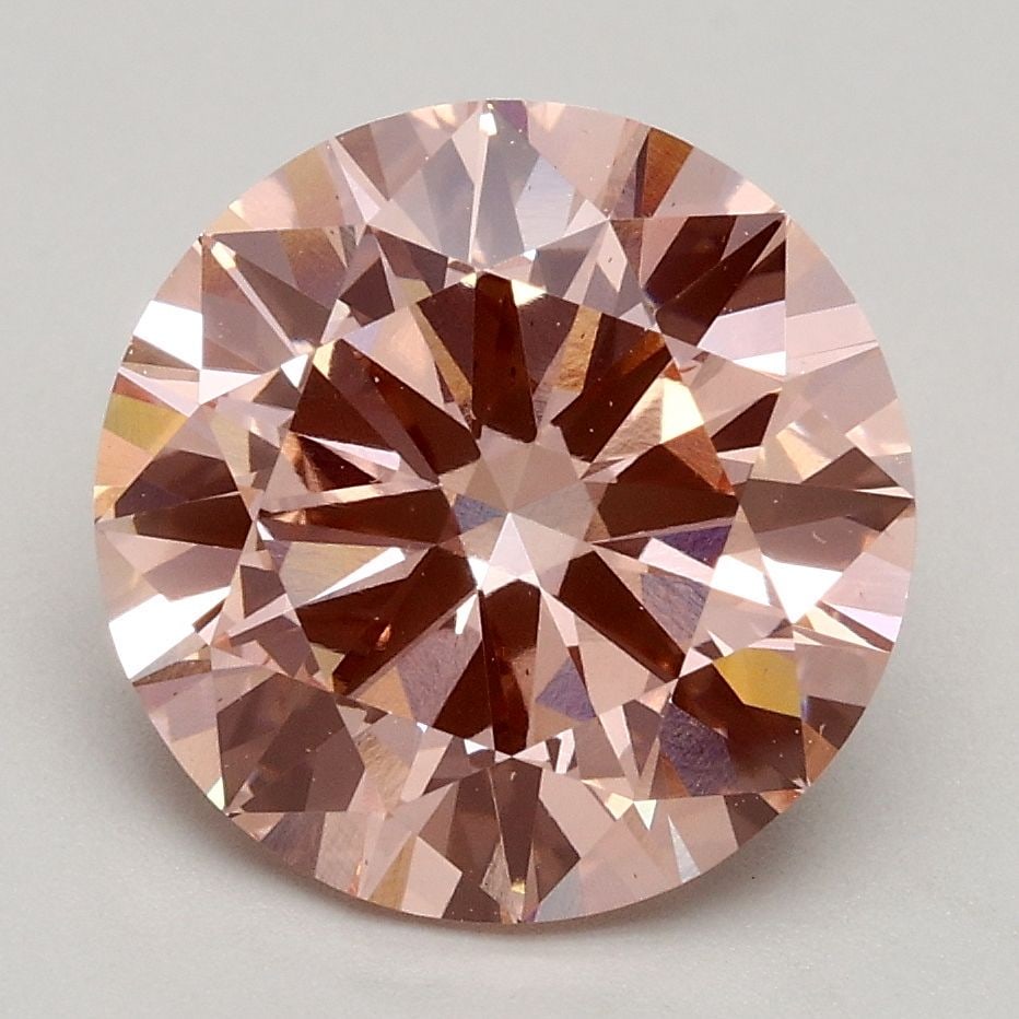 Loose Diamond - ROUND 2.7ct Fancy Intense Pink VS1: Loose Diamond - ROUND 2.7ct Fancy Intense Pink VS1 Source: This is a real non-mined Diamond that has been grown in a lab Shape: ROUND Carats: 2.7 Color: Fancy Intense Pink Certification: IGI Video: