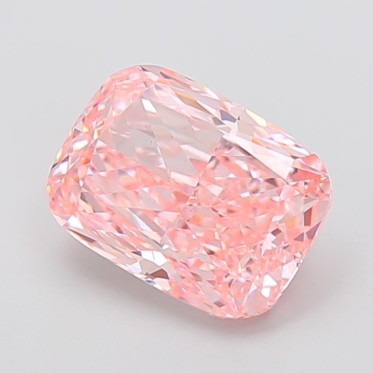 Loose Diamond - CUSHION MODIFIED 4.53ct Fancy Vivid Pink VS1: Loose Diamond - CUSHION MODIFIED 4.53ct Fancy Vivid Pink VS1 Source: This is a real non-mined Diamond that has been grown in a lab Shape: CUSHION MODIFIED Carats: 4.53 Color: Fancy Vivid Pink Certific