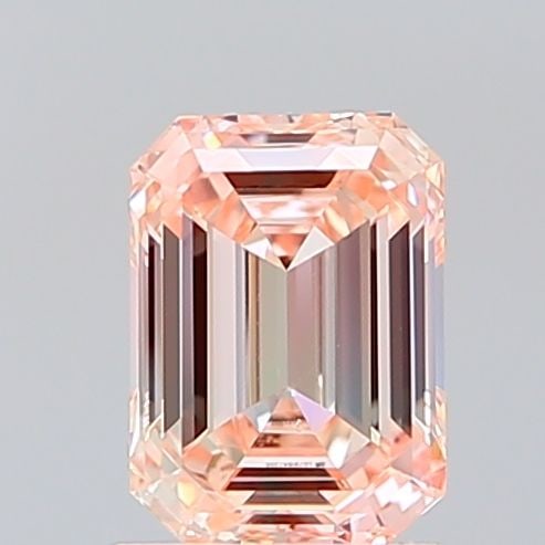 Loose Diamond - EMERALD 1.21ct Fancy Pink VVS2: Loose Diamond - EMERALD 1.21ct Fancy Pink VVS2 Source: This is a real non-mined Diamond that has been grown in a lab Shape: EMERALD Carats: 1.21 Color: Fancy Pink Certification: IGI Video: