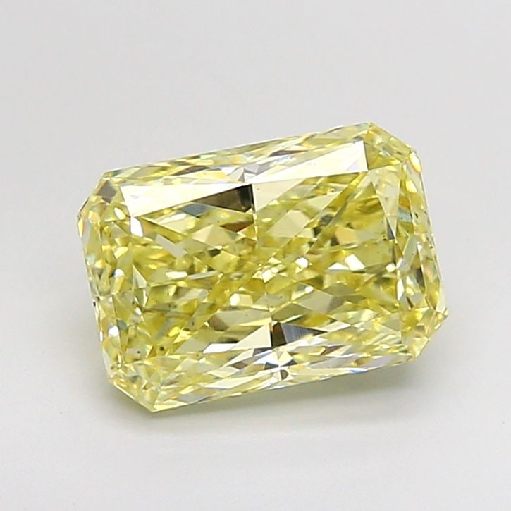 Loose Diamond - RADIANT 3.01ct Fancy Intense Yellow VS2: Loose Diamond - RADIANT 3.01ct Fancy Intense Yellow VS2 Source: This is a real non-mined Diamond that has been grown in a lab Shape: RADIANT Carats: 3.01 Color: Fancy Intense Yellow Certification: IGI