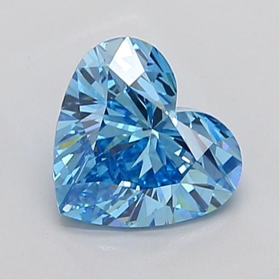 Loose Diamond - HEART 2.05ct Fancy Vivid Blue VS1: Loose Diamond - HEART 2.05ct Fancy Vivid Blue VS1 Source: This is a real non-mined Diamond that has been grown in a lab Shape: HEART Carats: 2.05 Color: Fancy Vivid Blue Certification: IGI Video: