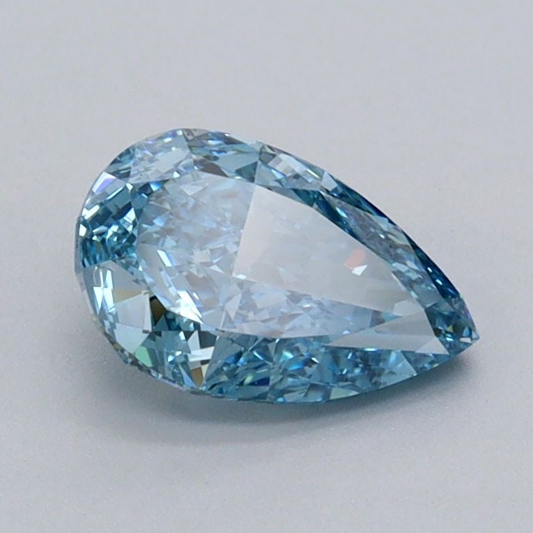 Loose Diamond - PEAR 1.01ct Fancy Vivid Blue VVS2: Loose Diamond - PEAR 1.01ct Fancy Vivid Blue VVS2 Source: This is a real non-mined Diamond that has been grown in a lab Shape: PEAR Carats: 1.01 Color: Fancy Vivid Blue Certification: IGI Video: