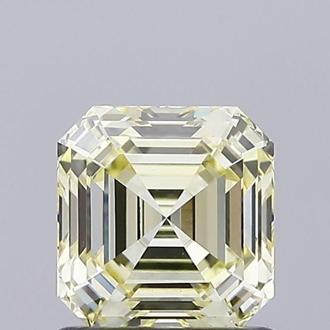 Loose Diamond - ASSCHER 1.03ct Fancy Intense Yellow VVS2: Loose Diamond - ASSCHER 1.03ct Fancy Intense Yellow VVS2 Source: This is a real non-mined Diamond that has been grown in a lab Shape: ASSCHER Carats: 1.03 Color: Fancy Intense Yellow Certification: IG