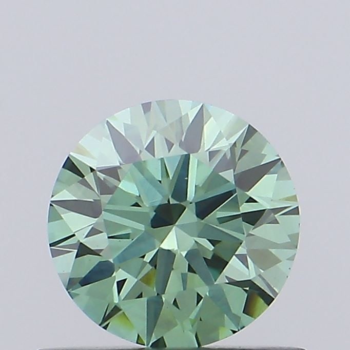 Ideal Loose Diamond - ROUND 0.64ct Fancy Vivid Green VVS2: Ideal Loose Diamond - ROUND 0.64ct Fancy Vivid Green VVS2 Source: This is a real non-mined Diamond that has been grown in a lab Shape: ROUND Carats: 0.64 Color: Fancy Vivid Green Certification: IGI Vi