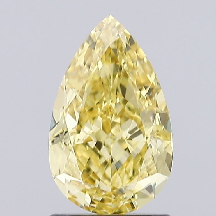 Loose Diamond - PEAR 1.71ct Fancy Intense Yellow VVS2: Loose Diamond - PEAR 1.71ct Fancy Intense Yellow VVS2 Source: This is a real non-mined Diamond that has been grown in a lab Shape: PEAR Carats: 1.71 Color: Fancy Intense Yellow Certification: IGI Vide