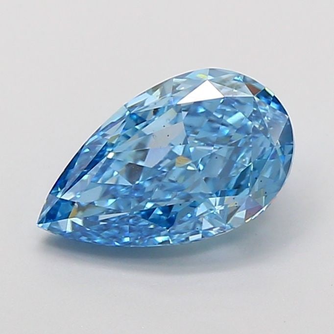 Loose Diamond - PEAR 2.07ct Fancy Vivid Blue VS2: Loose Diamond - PEAR 2.07ct Fancy Vivid Blue VS2 Source: This is a real non-mined Diamond that has been grown in a lab Shape: PEAR Carats: 2.07 Color: Fancy Vivid Blue Certification: IGI Video: