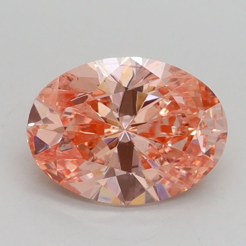 Loose Diamond - OVAL 1.7ct Fancy Vivid Pink VS2: Loose Diamond - OVAL 1.7ct Fancy Vivid Pink VS2 Source: This is a real non-mined Diamond that has been grown in a lab Shape: OVAL Carats: 1.7 Color: Fancy Vivid Pink Certification: IGI Video: