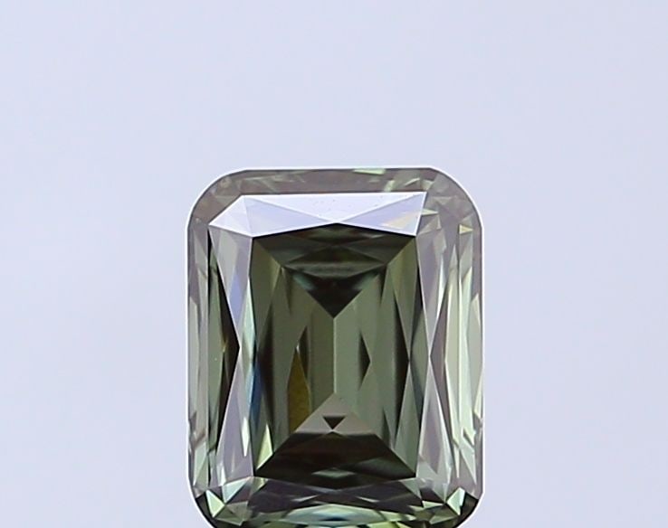 Loose Diamond - RADIANT 1.63ct Fancy Grayish Green VVS2: Loose Diamond - RADIANT 1.63ct Fancy Grayish Green VVS2 Source: This is a real non-mined Diamond that has been grown in a lab Shape: RADIANT Carats: 1.63 Color: Fancy Grayish Green Certification: IGI 