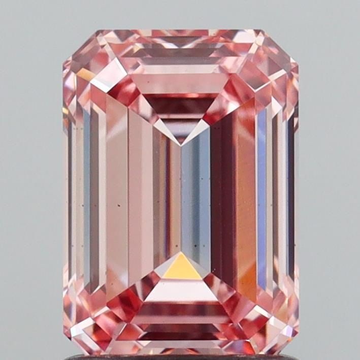 Loose Diamond - EMERALD 1.51ct Fancy Vivid Pink VS1: Loose Diamond - EMERALD 1.51ct Fancy Vivid Pink VS1 Source: This is a real non-mined Diamond that has been grown in a lab Shape: EMERALD Carats: 1.51 Color: Fancy Vivid Pink Certification: IGI Video: