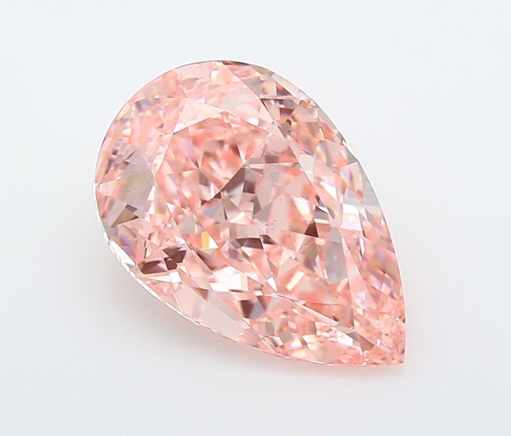 Loose Diamond - PEAR 4.76ct Fancy Vivid Pink VS1: Loose Diamond - PEAR 4.76ct Fancy Vivid Pink VS1 Source: This is a real non-mined Diamond that has been grown in a lab Shape: PEAR Carats: 4.76 Color: Fancy Vivid Pink Certification: IGI Video: