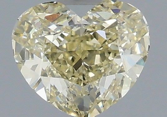 Loose Diamond - HEART 1.04ct Fancy Light Yellow VVS2: Loose Diamond - HEART 1.04ct Fancy Light Yellow VVS2 Source: This is a real non-mined Diamond that has been grown in a lab Shape: HEART Carats: 1.04 Color: Fancy Light Yellow Certification: IGI Video: