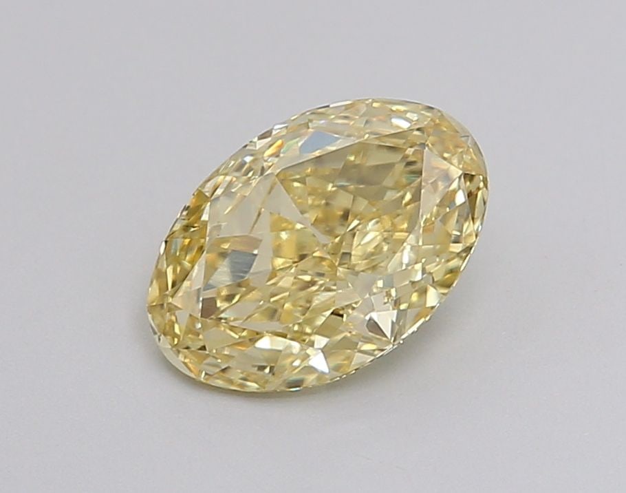 Loose Diamond - OVAL 1.16ct Fancy Intense Yellow VS1: Loose Diamond - OVAL 1.16ct Fancy Intense Yellow VS1 Source: This is a real non-mined Diamond that has been grown in a lab Shape: OVAL Carats: 1.16 Color: Fancy Intense Yellow Certification: IGI Video