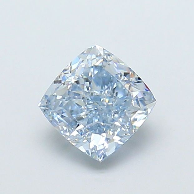 Loose Diamond - CUSHION MODIFIED 1.27ct Fancy Intense Blue VVS2: Loose Diamond - CUSHION MODIFIED 1.27ct Fancy Intense Blue VVS2 Source: This is a real non-mined Diamond that has been grown in a lab Shape: CUSHION MODIFIED Carats: 1.27 Color: Fancy Intense Blue Cer
