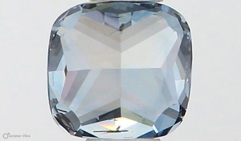Loose Diamond - CUSHION MODIFIED 0.41ct Fancy Intense Blue SI2: Loose Diamond - CUSHION MODIFIED 0.41ct Fancy Intense Blue SI2 Source: This is a real non-mined Diamond that has been grown in a lab Shape: CUSHION MODIFIED Carats: 0.41 Color: Fancy Intense Blue Cert