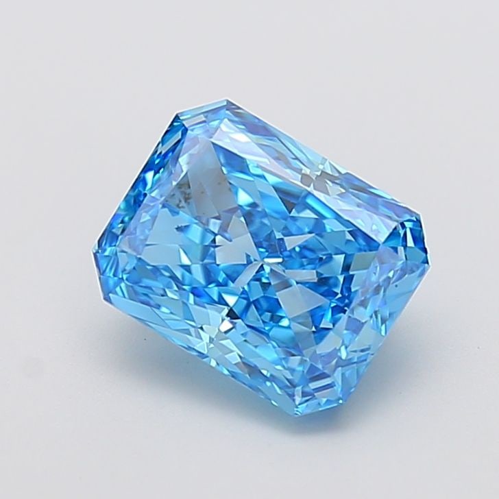 Loose Diamond - RADIANT 3.05ct Fancy Vivid Blue VS1: Loose Diamond - RADIANT 3.05ct Fancy Vivid Blue VS1 Source: This is a real non-mined Diamond that has been grown in a lab Shape: RADIANT Carats: 3.05 Color: Fancy Vivid Blue Certification: IGI Video: