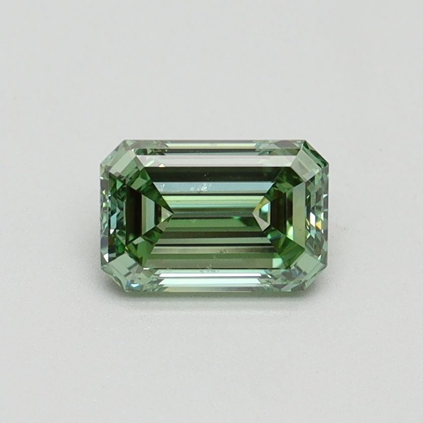 Loose Diamond - EMERALD 0.68ct Fancy Intense Green VS1: Loose Diamond - EMERALD 0.68ct Fancy Intense Green VS1 Source: This is a real non-mined Diamond that has been grown in a lab Shape: EMERALD Carats: 0.68 Color: Fancy Intense Green Certification: IGI V