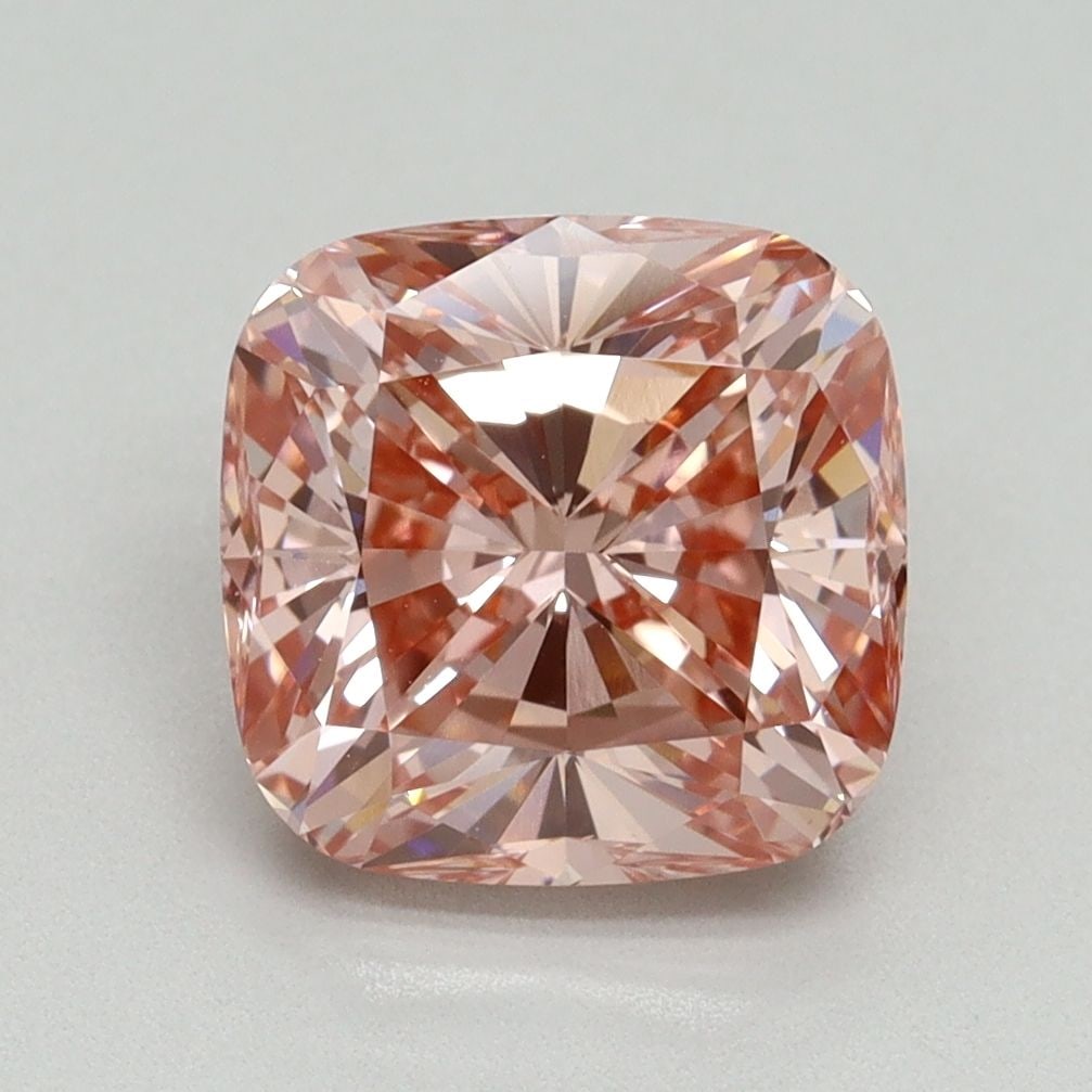 Loose Diamond - CUSHION MODIFIED 3.05ct Fancy Vivid Pink VS1: Loose Diamond - CUSHION MODIFIED 3.05ct Fancy Vivid Pink VS1 Source: This is a real non-mined Diamond that has been grown in a lab Shape: CUSHION MODIFIED Carats: 3.05 Color: Fancy Vivid Pink Certific