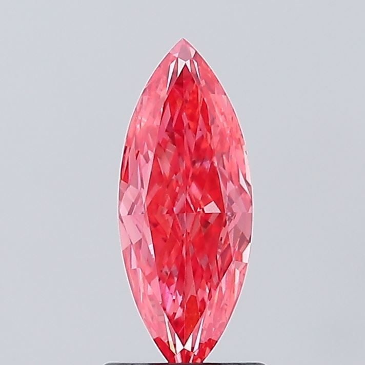 Loose Diamond - MARQUISE 1.06ct Fancy Vivid Pink VVS2: Loose Diamond - MARQUISE 1.06ct Fancy Vivid Pink VVS2 Source: This is a real non-mined Diamond that has been grown in a lab Shape: MARQUISE Carats: 1.06 Color: Fancy Vivid Pink Certification: IGI Vide