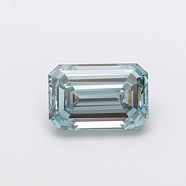 Loose Diamond - EMERALD 1.54ct Fancy Vivid Green Blue VS1: Loose Diamond - EMERALD 1.54ct Fancy Vivid Green Blue VS1 Source: This is a real non-mined Diamond that has been grown in a lab Shape: EMERALD Carats: 1.54 Color: Fancy Vivid Green Blue Certification: