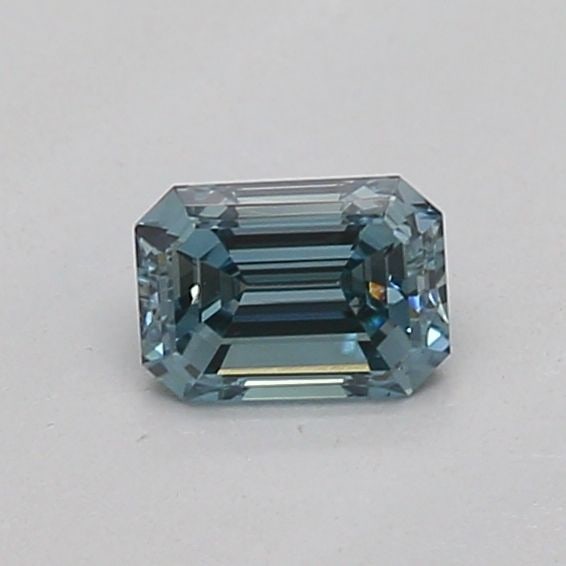 Loose Diamond - EMERALD 0.21ct Fancy Vivid Greenish Blue VS2: Loose Diamond - EMERALD 0.21ct Fancy Vivid Greenish Blue VS2 Source: This is a real non-mined Diamond that has been grown in a lab Shape: EMERALD Carats: 0.21 Color: Fancy Vivid Greenish Blue Certific