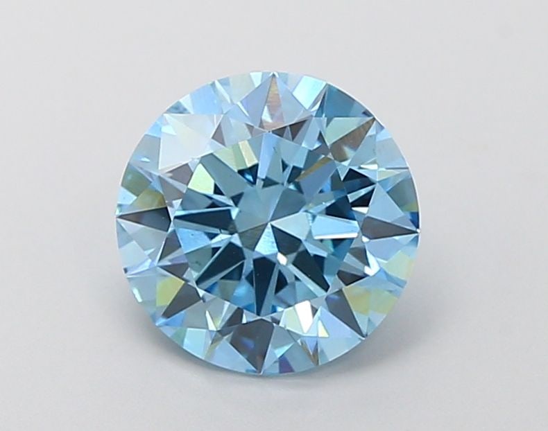 Loose Diamond - ROUND 1.97ct Fancy Vivid Blue VS1: Loose Diamond - ROUND 1.97ct Fancy Vivid Blue VS1 Source: This is a real non-mined Diamond that has been grown in a lab Shape: ROUND Carats: 1.97 Color: Fancy Vivid Blue Certification: IGI Video: