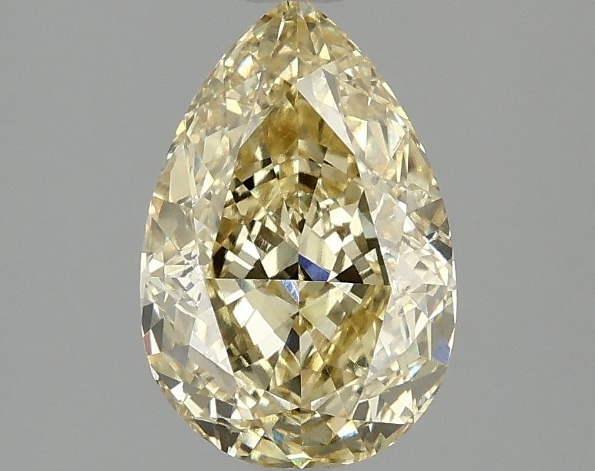 Loose Diamond - PEAR 2.07ct Fancy Intense Yellow VS2: Loose Diamond - PEAR 2.07ct Fancy Intense Yellow VS2 Source: This is a real non-mined Diamond that has been grown in a lab Shape: PEAR Carats: 2.07 Color: Fancy Intense Yellow Certification: IGI Video