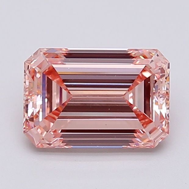 Loose Diamond - EMERALD 2.15ct Fancy Intense Pink VS1: Loose Diamond - EMERALD 2.15ct Fancy Intense Pink VS1 Source: This is a real non-mined Diamond that has been grown in a lab Shape: EMERALD Carats: 2.15 Color: Fancy Intense Pink Certification: IGI Vid