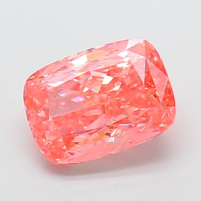 Loose Diamond - CUSHION MODIFIED 3.01ct Fancy Vivid Pink VS1: Loose Diamond - CUSHION MODIFIED 3.01ct Fancy Vivid Pink VS1 Source: This is a real non-mined Diamond that has been grown in a lab Shape: CUSHION MODIFIED Carats: 3.01 Color: Fancy Vivid Pink Certific