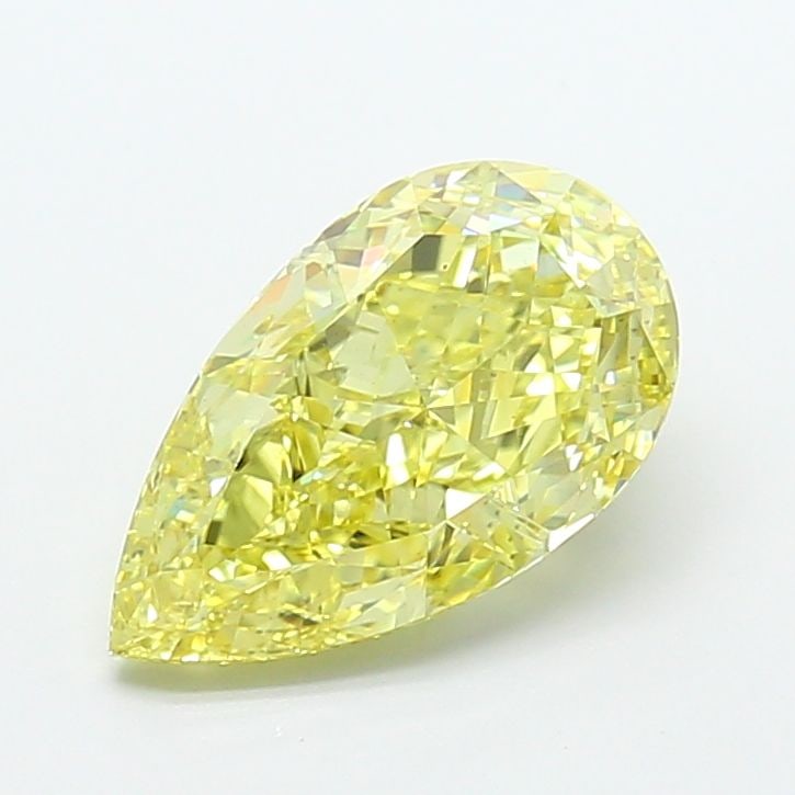 Loose Diamond - PEAR 4.09ct Fancy Intense Yellow VS1: Loose Diamond - PEAR 4.09ct Fancy Intense Yellow VS1 Source: This is a real non-mined Diamond that has been grown in a lab Shape: PEAR Carats: 4.09 Color: Fancy Intense Yellow Certification: IGI Video
