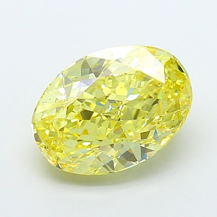 Loose Diamond - OVAL 4.04ct Fancy Intense Yellow VS2: Loose Diamond - OVAL 4.04ct Fancy Intense Yellow VS2 Source: This is a real non-mined Diamond that has been grown in a lab Shape: OVAL Carats: 4.04 Color: Fancy Intense Yellow Certification: IGI Video