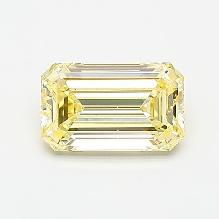 Loose Diamond - EMERALD 1.02ct Fancy Yellow VS1: Loose Diamond - EMERALD 1.02ct Fancy Yellow VS1 Source: This is a real non-mined Diamond that has been grown in a lab Shape: EMERALD Carats: 1.02 Color: Fancy Yellow Certification: IGI Video: