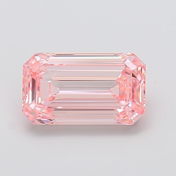 Loose Diamond - EMERALD 3.01ct Fancy Intense Pink VVS2: Loose Diamond - EMERALD 3.01ct Fancy Intense Pink VVS2 Source: This is a real non-mined Diamond that has been grown in a lab Shape: EMERALD Carats: 3.01 Color: Fancy Intense Pink Certification: IGI Vi