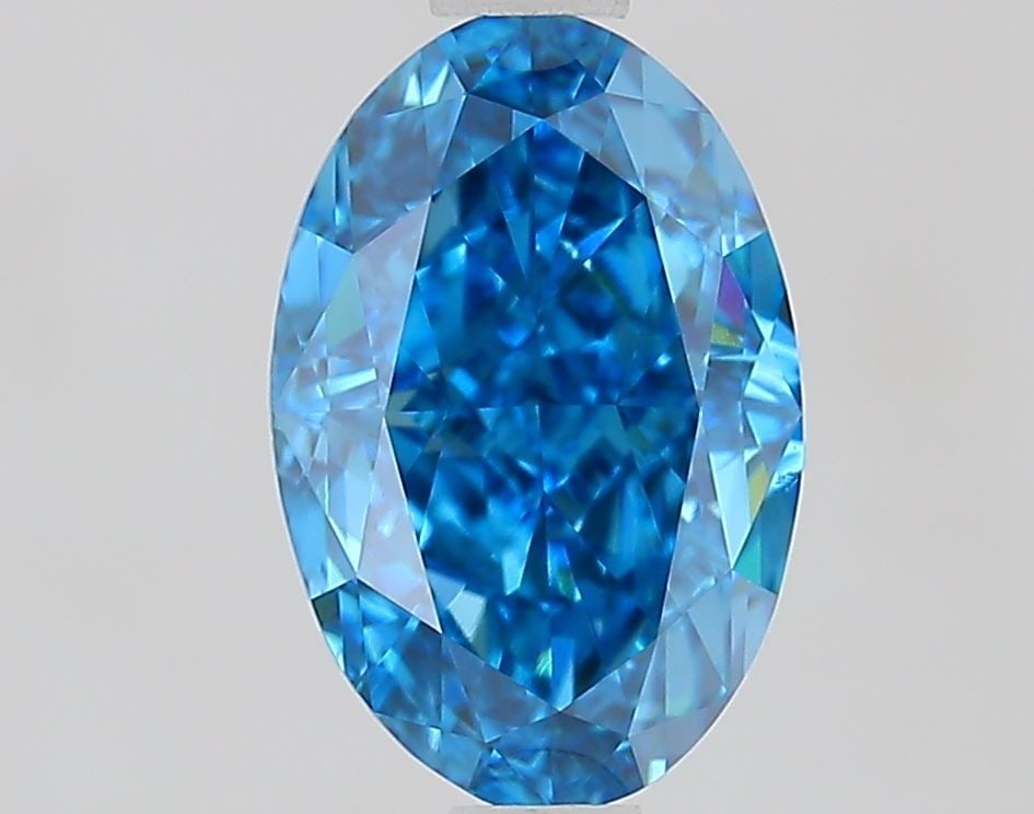 Loose Diamond - OVAL 1.5ct Fancy Vivid Blue VS1: Loose Diamond - OVAL 1.5ct Fancy Vivid Blue VS1 Source: This is a real non-mined Diamond that has been grown in a lab Shape: OVAL Carats: 1.5 Color: Fancy Vivid Blue Certification: IGI Video: