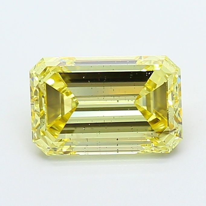 Loose Diamond - EMERALD 2.0ct Fancy Yellow SI2: Loose Diamond - EMERALD 2.0ct Fancy Yellow SI2 Source: This is a real non-mined Diamond that has been grown in a lab Shape: EMERALD Carats: 2.0 Color: Fancy Yellow Certification: IGI Video: