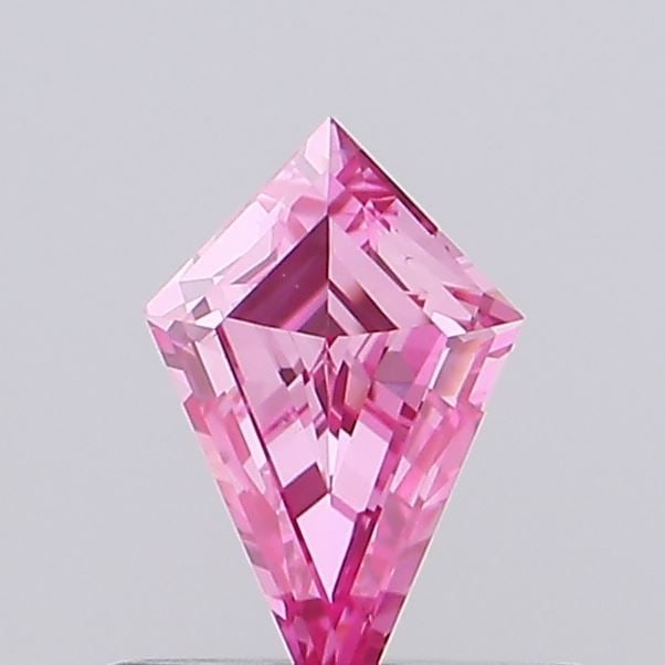 Loose Diamond - KITE 0.15ct Fancy Vivid Pink VVS2: Loose Diamond - KITE 0.15ct Fancy Vivid Pink VVS2 Source: This is a real non-mined Diamond that has been grown in a lab Shape: KITE Carats: 0.15 Color: Fancy Vivid Pink Certification: NONE Video: