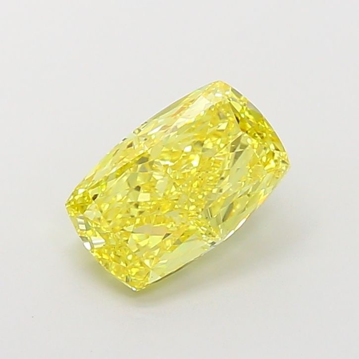 Loose Diamond - CUSHION MODIFIED 3.52ct Fancy Vivid Yellow VS1: Loose Diamond - CUSHION MODIFIED 3.52ct Fancy Vivid Yellow VS1 Source: This is a real non-mined Diamond that has been grown in a lab Shape: CUSHION MODIFIED Carats: 3.52 Color: Fancy Vivid Yellow Cert