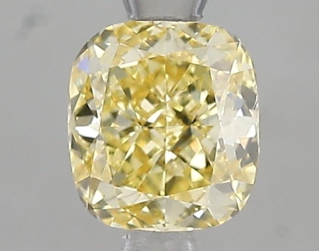 Loose Diamond - CUSHION MODIFIED 1.0ct Fancy Yellow VS2: Loose Diamond - CUSHION MODIFIED 1.0ct Fancy Yellow VS2 Source: This is a real non-mined Diamond that has been grown in a lab Shape: CUSHION MODIFIED Carats: 1.0 Color: Fancy Yellow Certification: IGI