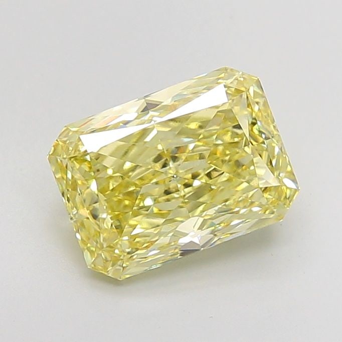 Loose Diamond - RADIANT 4.09ct Fancy Intense Yellow VS1: Loose Diamond - RADIANT 4.09ct Fancy Intense Yellow VS1 Source: This is a real non-mined Diamond that has been grown in a lab Shape: RADIANT Carats: 4.09 Color: Fancy Intense Yellow Certification: IGI