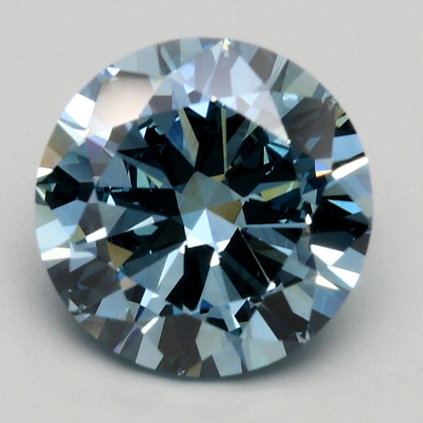 Loose Diamond - ROUND 1.99ct Fancy Intense Blue VS1: Loose Diamond - ROUND 1.99ct Fancy Intense Blue VS1 Source: This is a real non-mined Diamond that has been grown in a lab Shape: ROUND Carats: 1.99 Color: Fancy Intense Blue Certification: IGI Video: