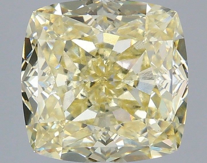 Loose Diamond - CUSHION MODIFIED 3.6ct Fancy Yellow VS1: Loose Diamond - CUSHION MODIFIED 3.6ct Fancy Yellow VS1 Source: This is a real non-mined Diamond that has been grown in a lab Shape: CUSHION MODIFIED Carats: 3.6 Color: Fancy Yellow Certification: IGI
