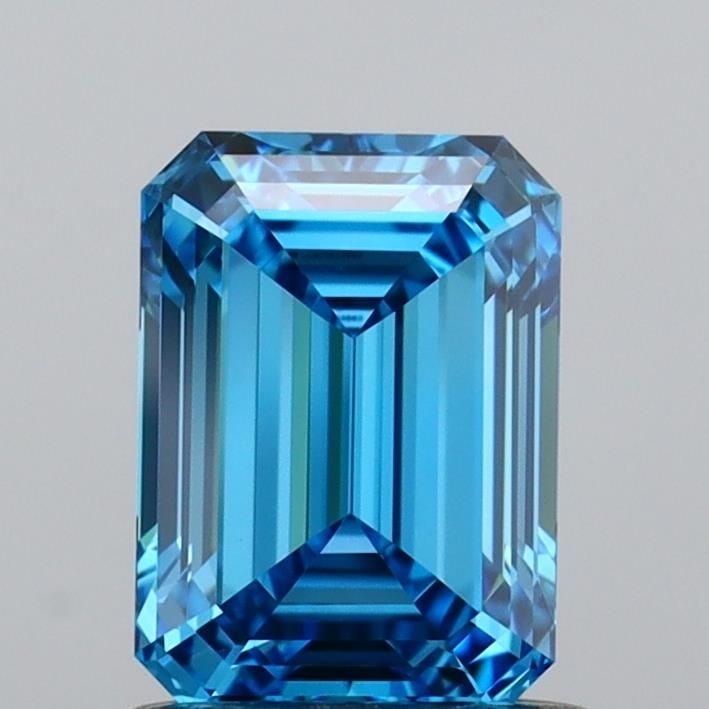 Loose Diamond - EMERALD 1.0ct Fancy Vivid Blue VVS1: Loose Diamond - EMERALD 1.0ct Fancy Vivid Blue VVS1 Source: This is a real non-mined Diamond that has been grown in a lab Shape: EMERALD Carats: 1.0 Color: Fancy Vivid Blue Certification: IGI Video: