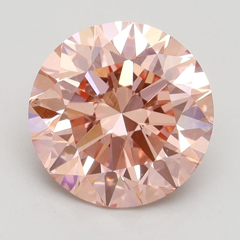 Loose Diamond - ROUND 2.05ct Fancy Intense Pink VS1: Loose Diamond - ROUND 2.05ct Fancy Intense Pink VS1 Source: This is a real non-mined Diamond that has been grown in a lab Shape: ROUND Carats: 2.05 Color: Fancy Intense Pink Certification: IGI Video: