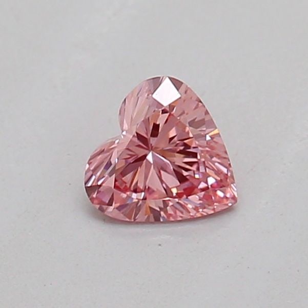 Loose Diamond - HEART 0.17ct Fancy Vivid Pink VVS2: Loose Diamond - HEART 0.17ct Fancy Vivid Pink VVS2 Source: This is a real non-mined Diamond that has been grown in a lab Shape: HEART Carats: 0.17 Color: Fancy Vivid Pink Certification: IGI The Diamon