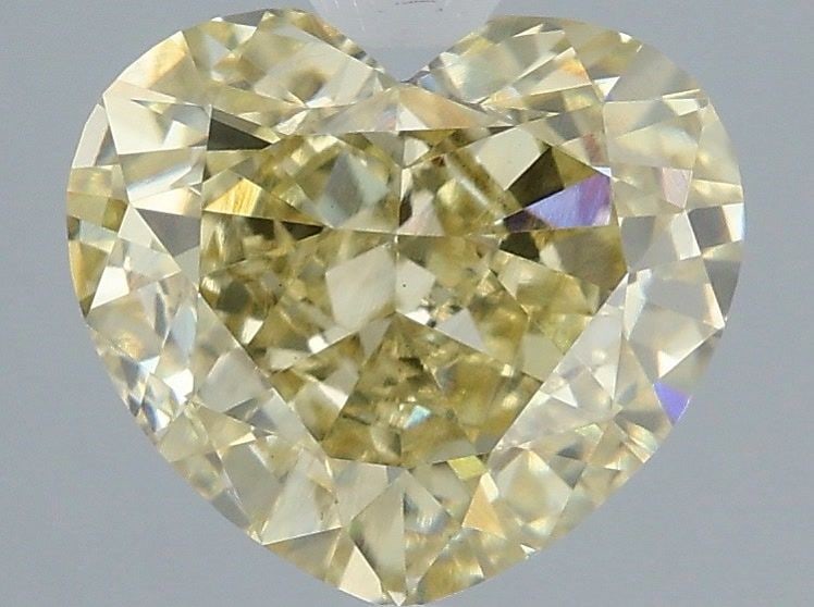 Loose Diamond - HEART 3.57ct Fancy Intense Yellow VS1: Loose Diamond - HEART 3.57ct Fancy Intense Yellow VS1 Source: This is a real non-mined Diamond that has been grown in a lab Shape: HEART Carats: 3.57 Color: Fancy Intense Yellow Certification: IGI Vid