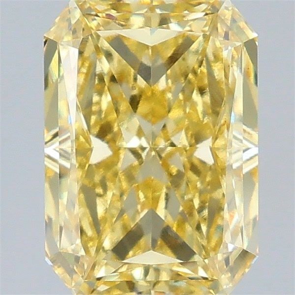 Loose Diamond - RADIANT 3.06ct Fancy Intense Yellow VS1: Loose Diamond - RADIANT 3.06ct Fancy Intense Yellow VS1 Source: This is a real non-mined Diamond that has been grown in a lab Shape: RADIANT Carats: 3.06 Color: Fancy Intense Yellow Certification: IGI