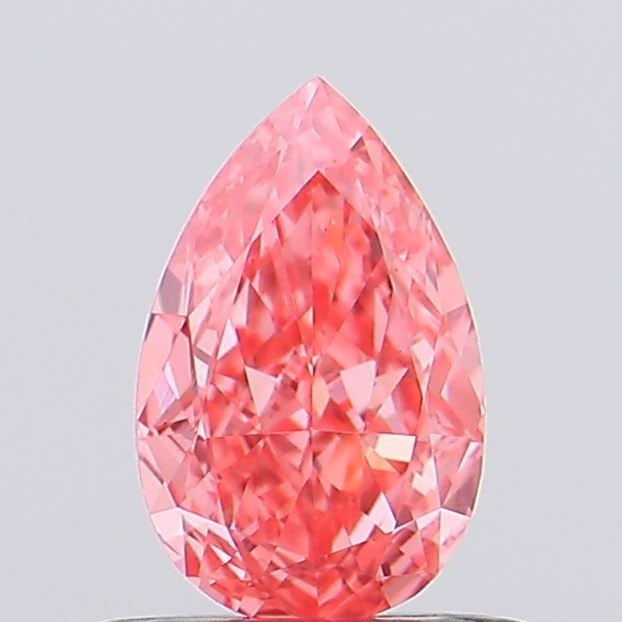 Loose Diamond - PEAR 0.5ct Fancy Intense Pink VS1: Loose Diamond - PEAR 0.5ct Fancy Intense Pink VS1 Source: This is a real non-mined Diamond that has been grown in a lab Shape: PEAR Carats: 0.5 Color: Fancy Intense Pink Certification: NONE Video: